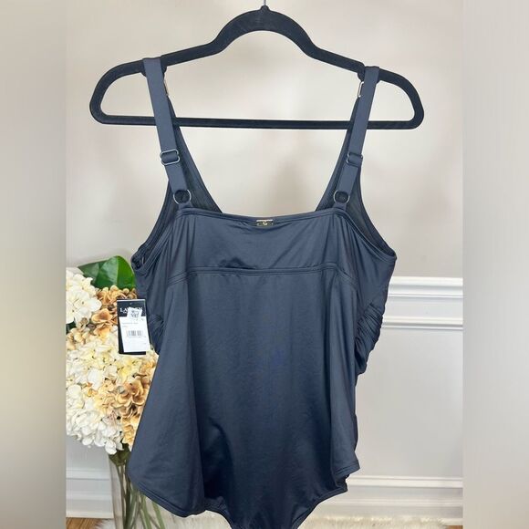 NWT Lauren Ralph Lauren black one piece bikini - Picture 6 of 6